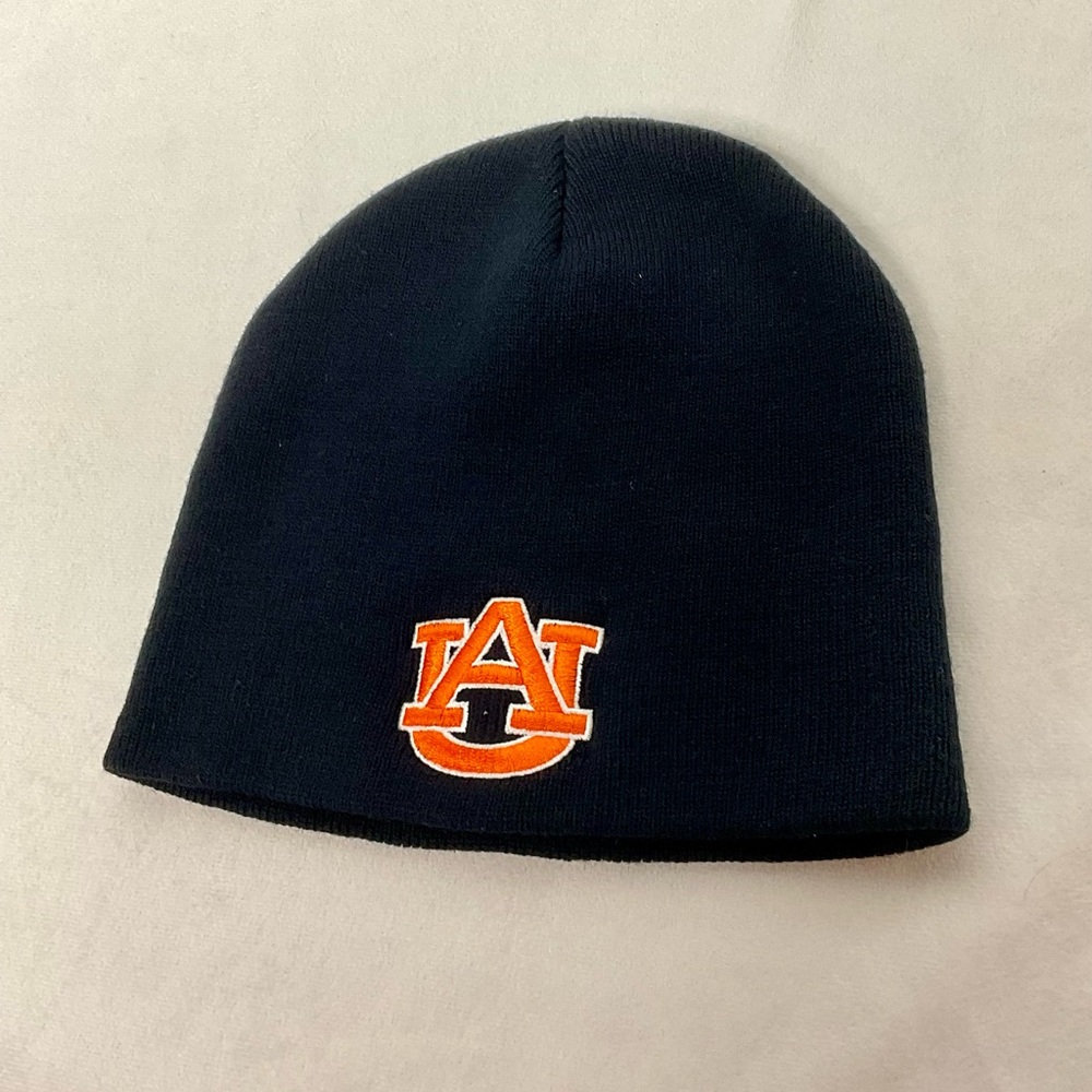 Auburn Tigers Beanie Hat Sock Cap Football AU Logo